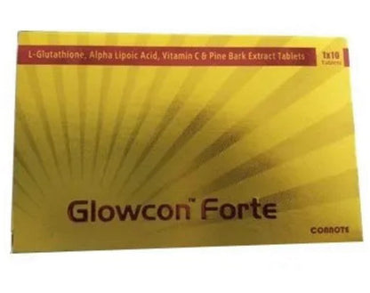 Glowcon forte Glutathione 1 strip 10 tablets
